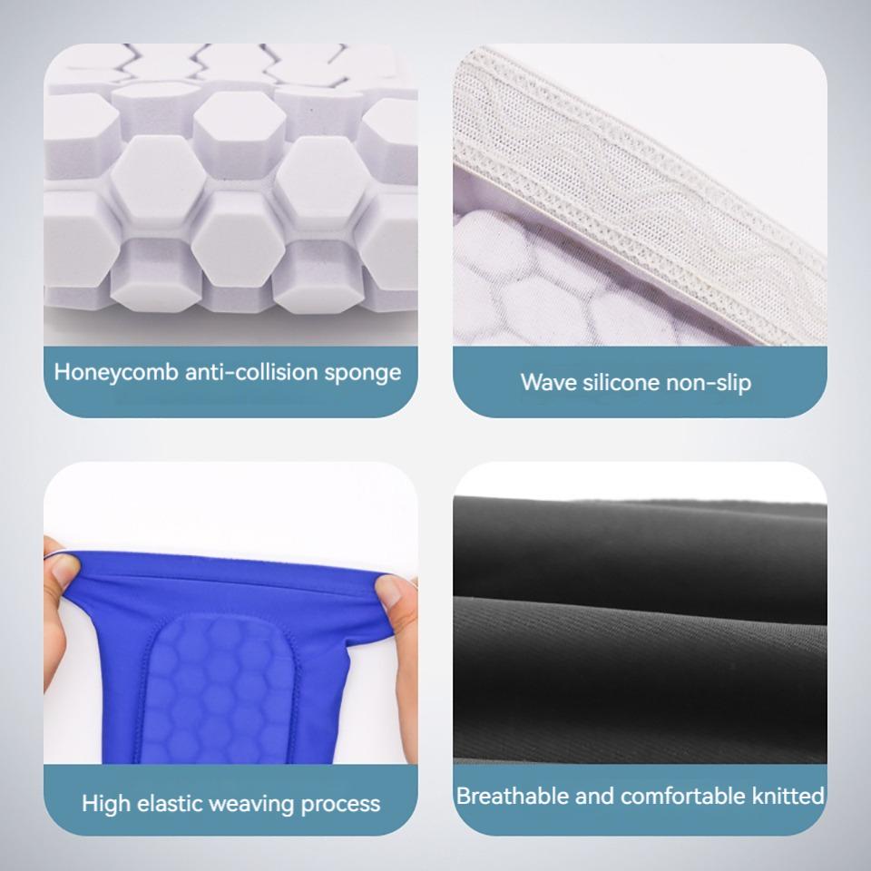 1Pcs Honeycomb Soccer Shin Guards Football Leg Calf Protective Gear Shield Sleeves Running Sports Support Guard