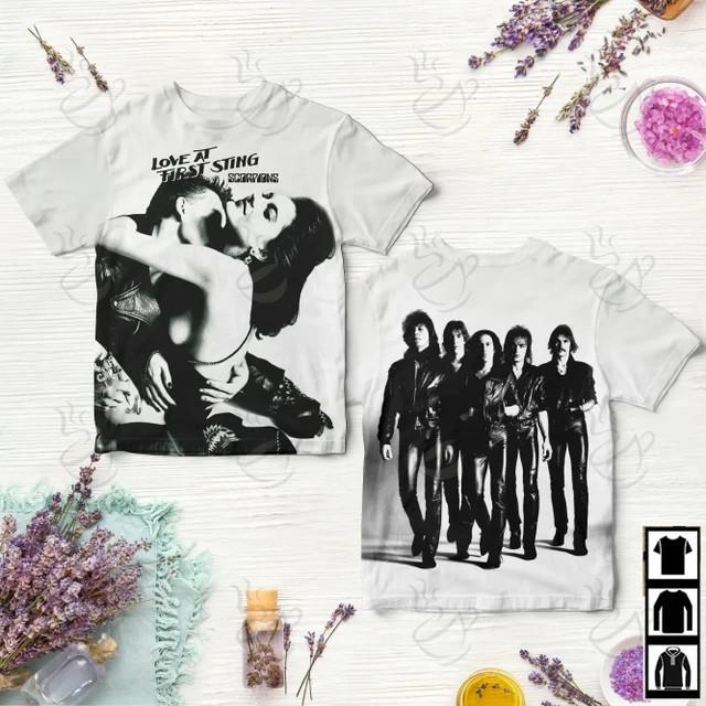 3D Shirt Scorpions - LOVE AT FIRST STING Unisex All Size NI321