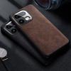 Premium Luxus Leder Handyhülle für Realme 16 Pro Plus Retro Business Stil Einfarbige Hülle