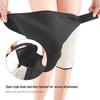 Unisex Double-Layer Lambswool Knee Pads - Thickened, Velvet, Velcro Fastened, Warm Insulation for Autumn/Winter
