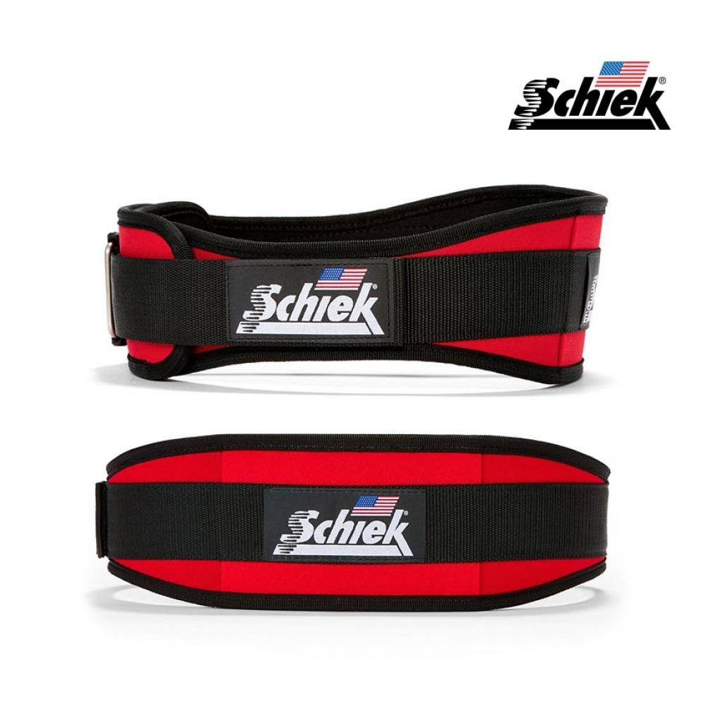 

SCHIEK 2004 Red Gym Belt Lifting Брюшной компрессионный Crossfit Силовые тренировки Тяжелая атлетика Chic Schick
