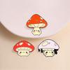Cute Mushroom Enamel Pins Dark Weird Fly Agaric Cottagecore Plant Brooches Lapel Badge Friends Jewelry Gifts for Friends