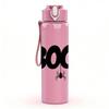 1PC Boo Spider Halloween Art 750ml Color Plastic Sports Water Bottle Leakproof Flip Straw Lid Suitable for Sports Office Home Use