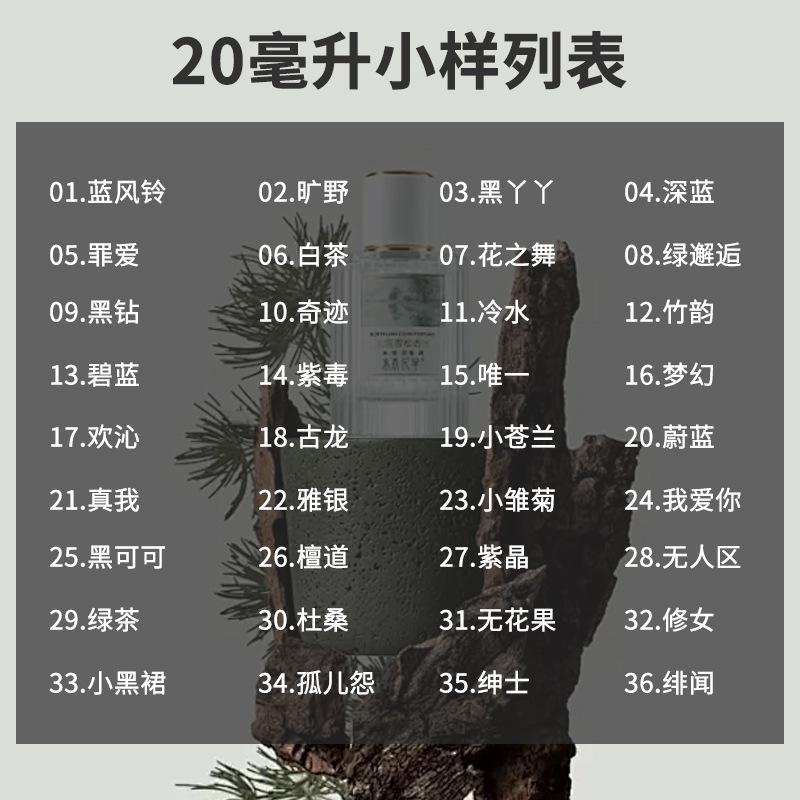 The Round Bottle Perfume Series Combination Is Strong Fragrance and the Fragrance of the Student Niche Shopping Mall