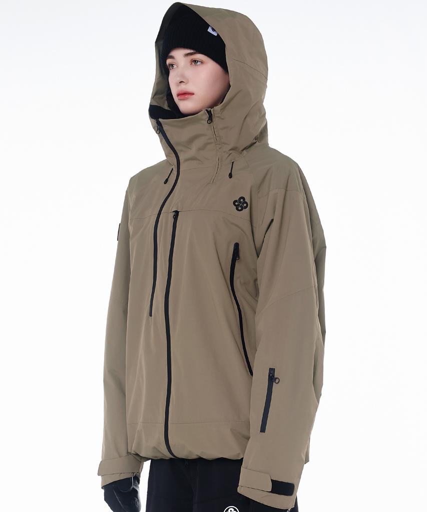 Doll Outerwear 2425 Ricca Snowboard Anorak Jacket Khaki Unisex