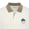 MALBON GOLF Knit Hybrid Polo Shirt Cream (Man)