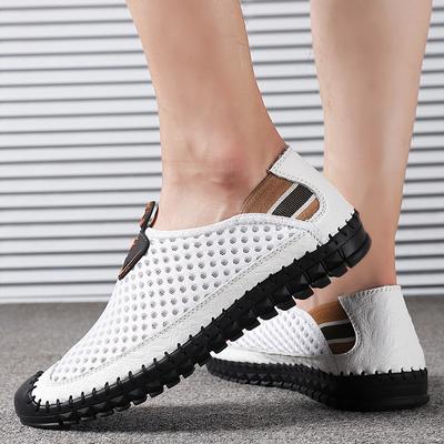 Chaussures d'été pour hommes 2024 extérieur loisirs alpinisme respirantes chaussures paresseuses tendance maille mode chaussures de sport grande taille