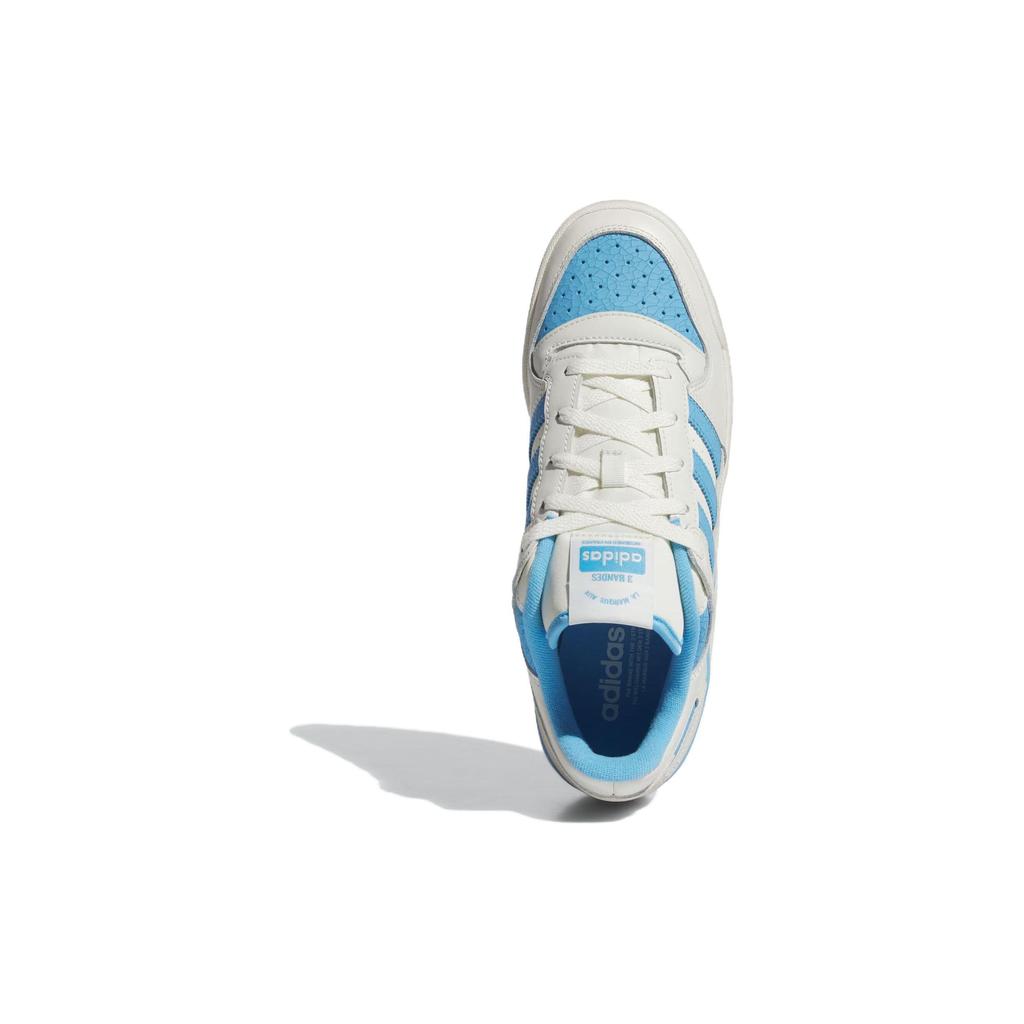 Adidas Forum Low CL Ivory Semi Blue Burst Unisex Sneakers Cream IG3779