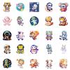 50 Boutique Astronaut Stickers Cute Cartoon Animals Rocket Stickers Diy Water Cup Refrigerator