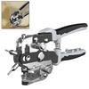Perforatore per pelle Strumenti per pelle Perforatore multifunzione per cinture Strumento domestico per forare Perforatore portatile per fori di cintura Strumento per artigianato