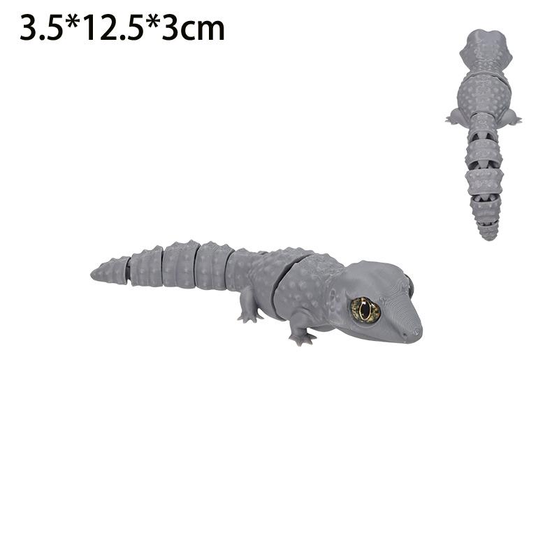 3D Printed Movable Joint Ferret Hermit Crab Flexi Crab Bearded Dragon Animal Figurine Fidget Toy Home Desk Decoration Gift