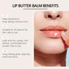 Moisturizing Beige Lip Balm Perfect for Dry Autumn and Winter Seasons. It Prevents Dry Skin and Protects Lips