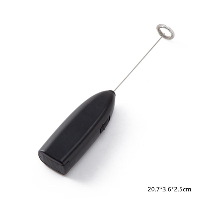 Electric Milk Frother Egg Whisk Beater Battery Powered Handheld Foam Maker with Stand for Kitchen Milk Coffee Egg Stirring Tools
