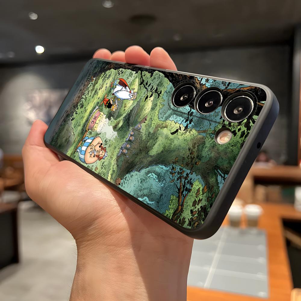 A-Asterix A-Und O-Obelix Handyhülle Für Samsung A56 A36 A26 A16 A15 A25 A35 A55 A14 A34 A24 A54 Schwarzes Weiches Gehäuse