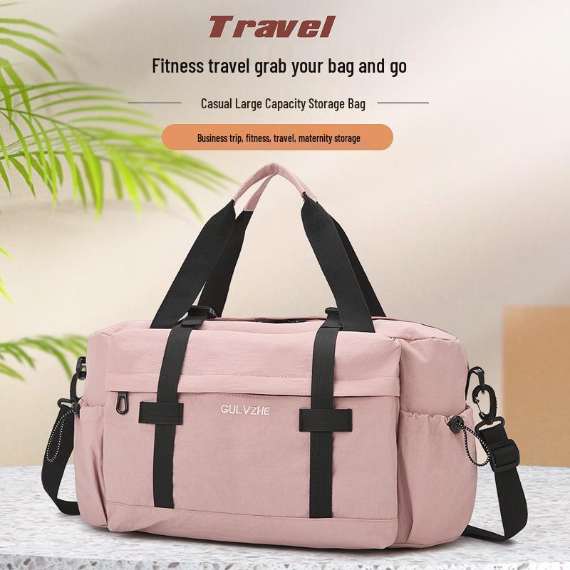 Couples' Multifunctional Fitness Travel Bag - Single Shoulder/Crossbody for Students, Business, or Short Trips