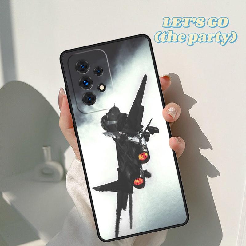 Aircraft Jet Airplane Phone Case For Samsung Galaxy A42 A31 A40 A51 A71 A32 A80 A91 A52 A72 A73 A20e A21S A50 A70 A11 A12 Cover