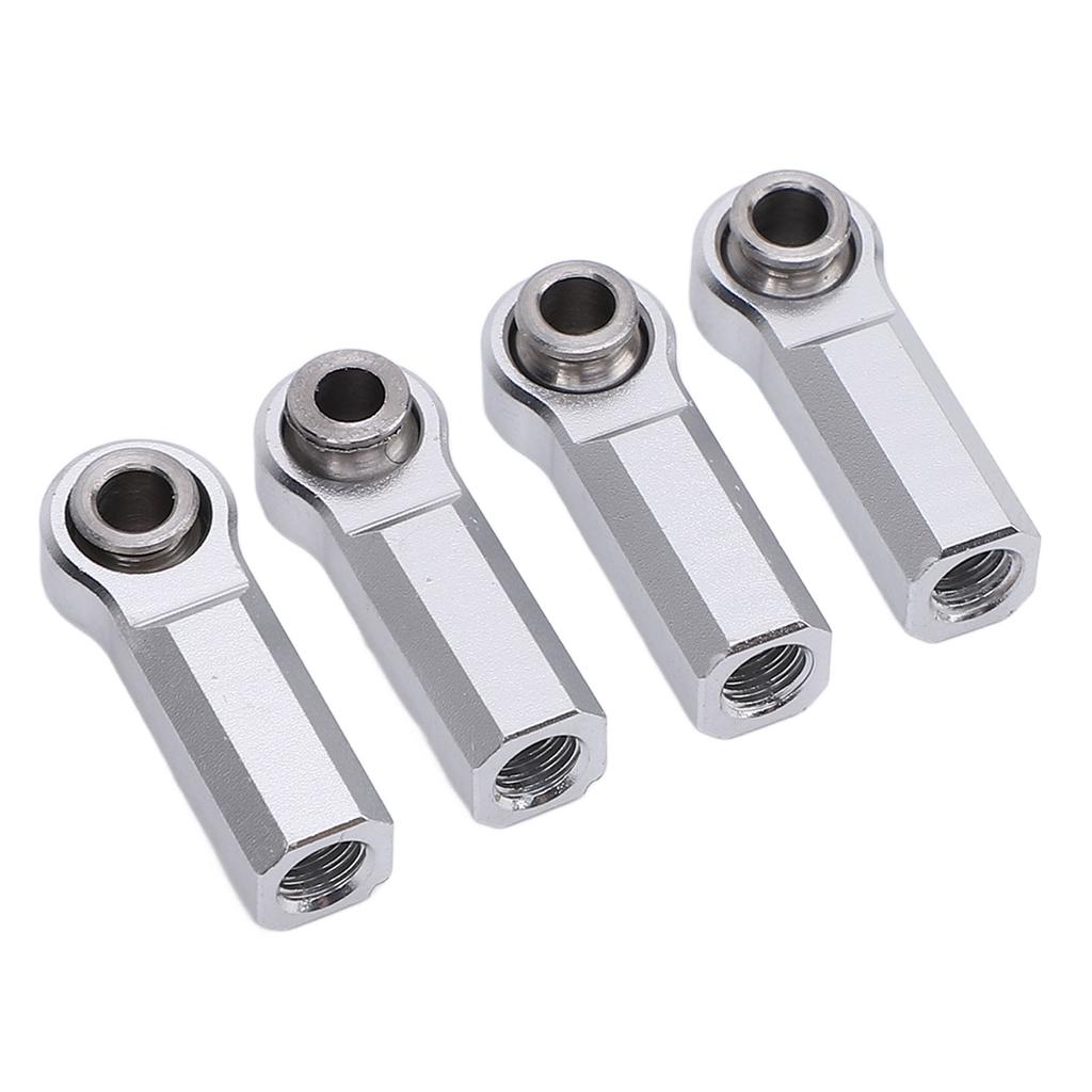 4PCS Metal Joint Alloy for 1/10 Model Car 7.0mm Diameter M4 Thrd RC Car Joint 4 Straight