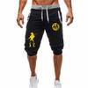 Letní pánské pětibodové kalhoty Goku Casual Sports Šortky se stahovací šňůrkou