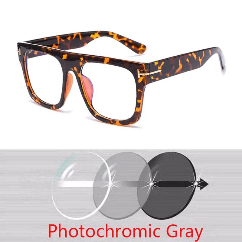 Oversized Glasses Men Luxury Steampunk Big Hyperopia Women Reading Photochromic Prescription 0 +0.5 +1.0 +2.0 To +6.0