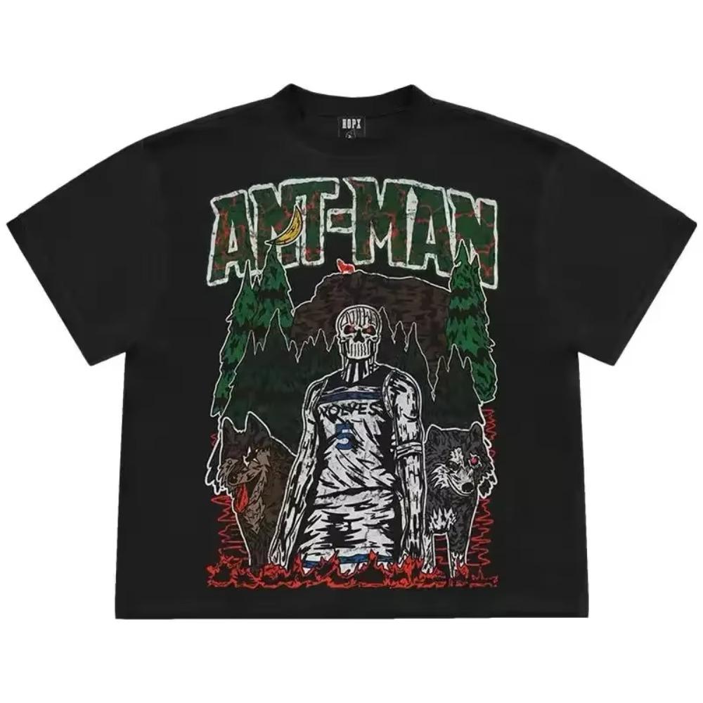 

Американский бренд Heavy Tide, футболка спортивная с коротким рукавом свободного кроя для мужчин и женщин, с принтом черепа во всю рамку XXXXXL