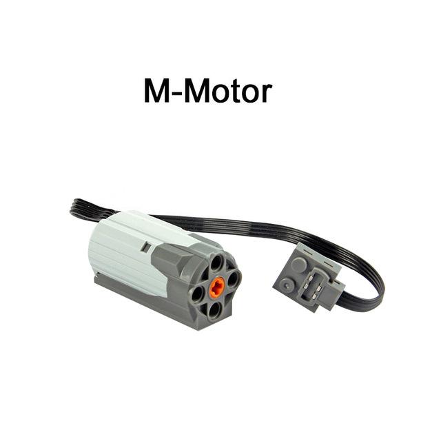 Train Accessories Technical Parts Fence Motor Multi Power Functions Tool Train Motor 57999 92340 PF Model High-tech Blocks