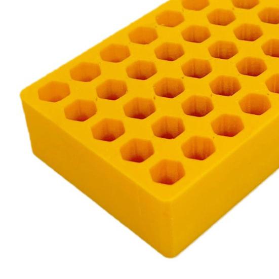 50 Holes Bits Storage Box Screwdriver Bit Organizer Hex Impact Drill Bits Attachment Organizer Plastic Compact Portable Case