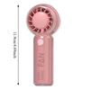 USB Rechargeable Mini Handheld Fan Powerful Wind Cooling and Ice Pack Fan Turbo Fan  Travel