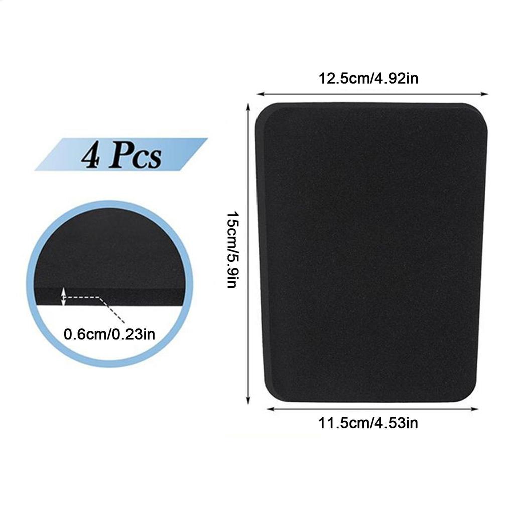 Ski Boot Shin Pad 4-Pieces Foam Guard Padding Ski Protector Shin Padding for Men Women Adults Youth Players Hobbyists