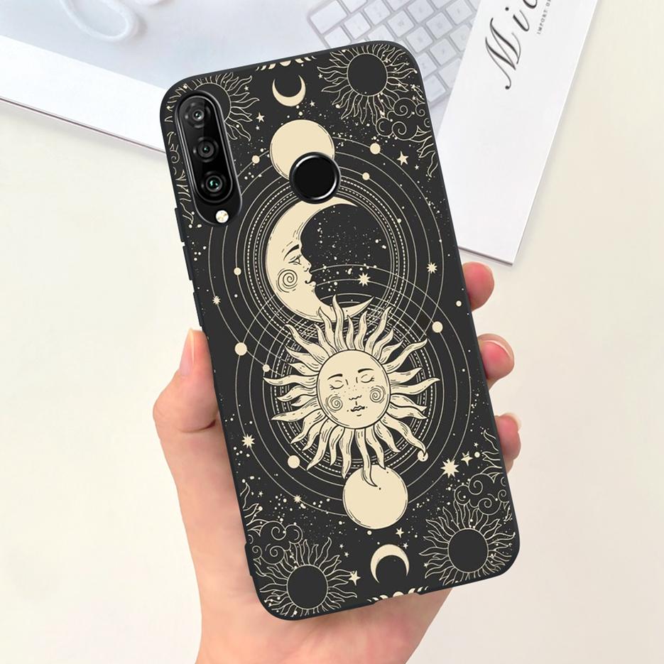For Huawei P30 Lite Case Cute Fashion Carton Cover Soft Silicone Phone Case For Huawei P30 Pro P 30 Lite P30Lite Back Cover Bags