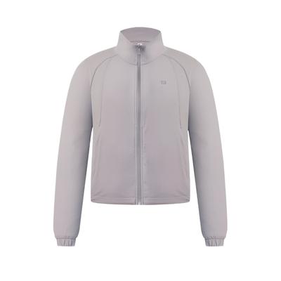 Fleece Knit Long Sleeve Solid Color Fitness Top Women Tops A11W621504FGY