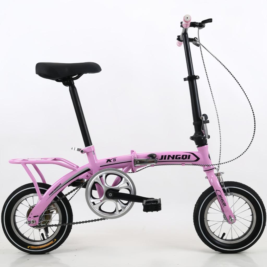 Rixian 12-inch Folding Bicycle for Adults and Kids - Compact Commuter Bike