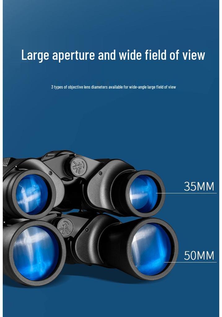 HD Professional Binoculars: High Magnification, Low Light Night Vision, Day & Night Dual Use, Handheld Rangefinder for Bee Finding