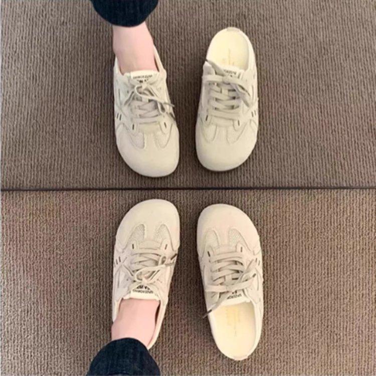 Scarpe da ginnastica tedesche a suola spessa in rete pantofole con punta rialzata indossare primavera nuove casual Birkenstocks