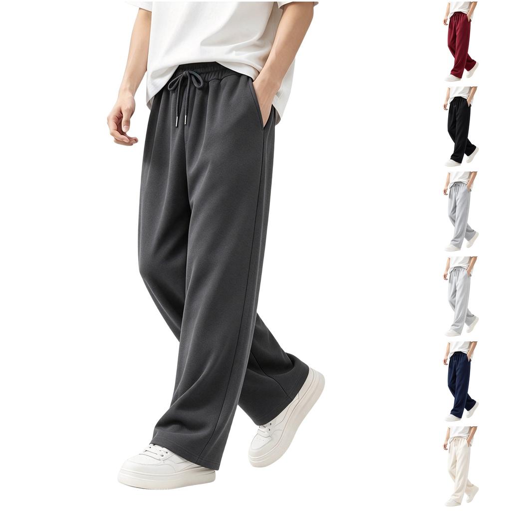 Men's Straight Leg Sweatpants Loose Casual Pants for Workout Gym Everyday Wear