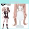 Atemberaubende Danganronpa Junko Enoshima Cosplay-Perücke Mit Niedlichen Bären- Und Hasen-Haarspangen