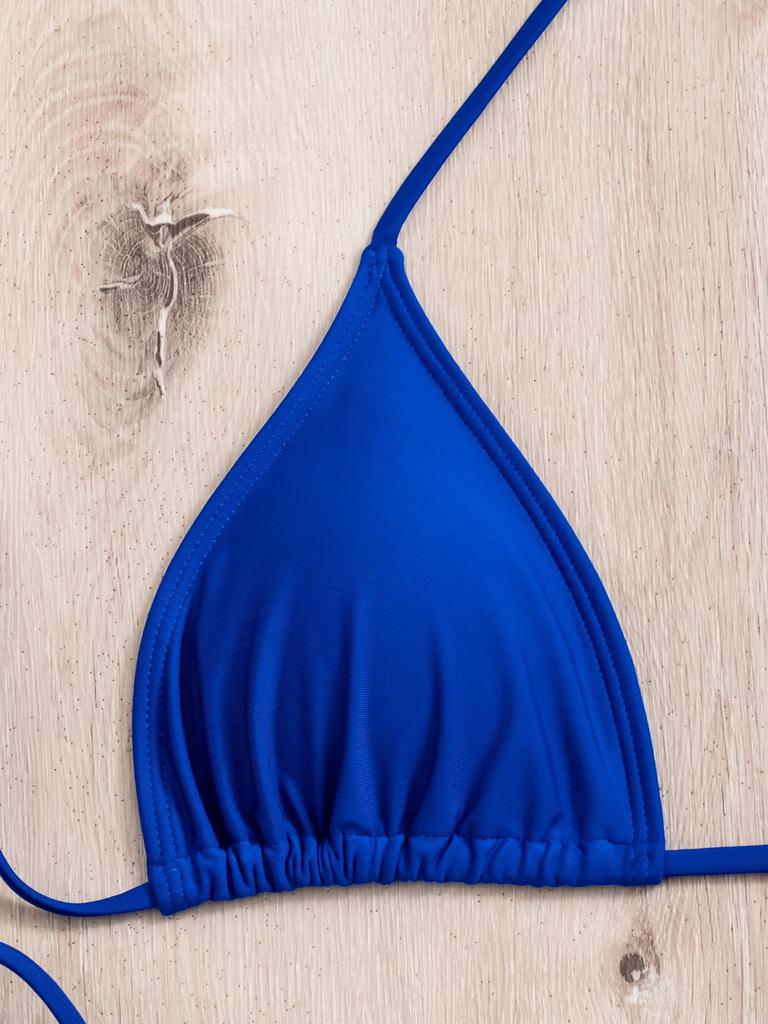 Europejsko-amerykański strój kąpielowy bikini z rozcięciem i odkrytymi plecami dla seksownej gorącej dziewczyny