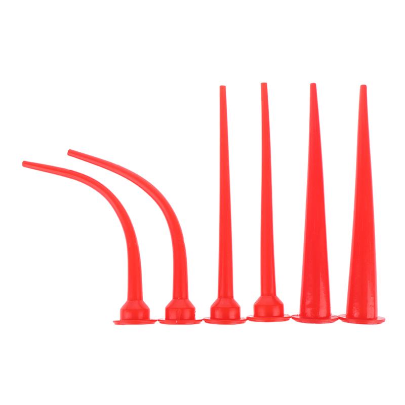Long Caulking Nozzle Set Plastic Caulking Nozzle Applicator Sausage Caulking Extension Tool Camber