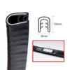5M/10M Car Door Anti Collision Strip With Steel Disc Bumper Trim Edge Scratch Protector Strip Sealing Guard Styling Car