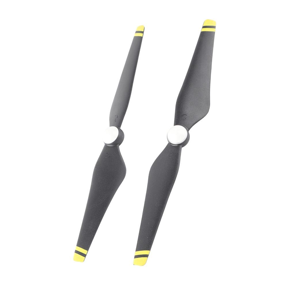 2 Pairs / 4Pcs Yellow Edge 9450S Propellers Quick Release Propeller  For DJI Phantom 4/4 Pro/Pro+