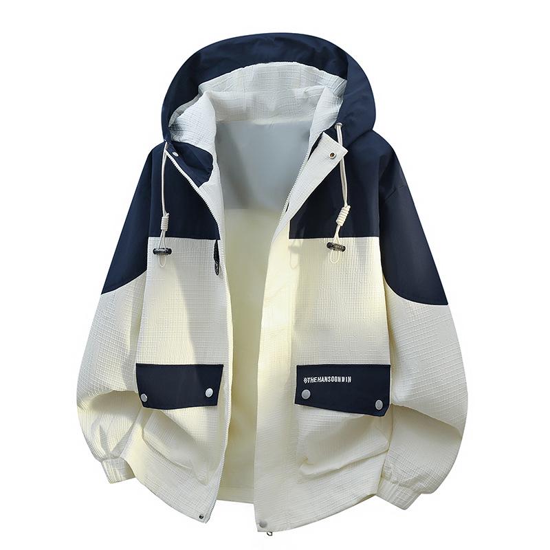 2026 Men's Hooded Windproof Waterproof Mountaineering Jacket - Spring/Autumn