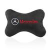 Car Headrest Cover Auto Seat Cover Head Neck Rest Cushion Neck Pillow Seat Cover for Mercedes Benz New B/C/E GLC GLK CLA GLA OQ4