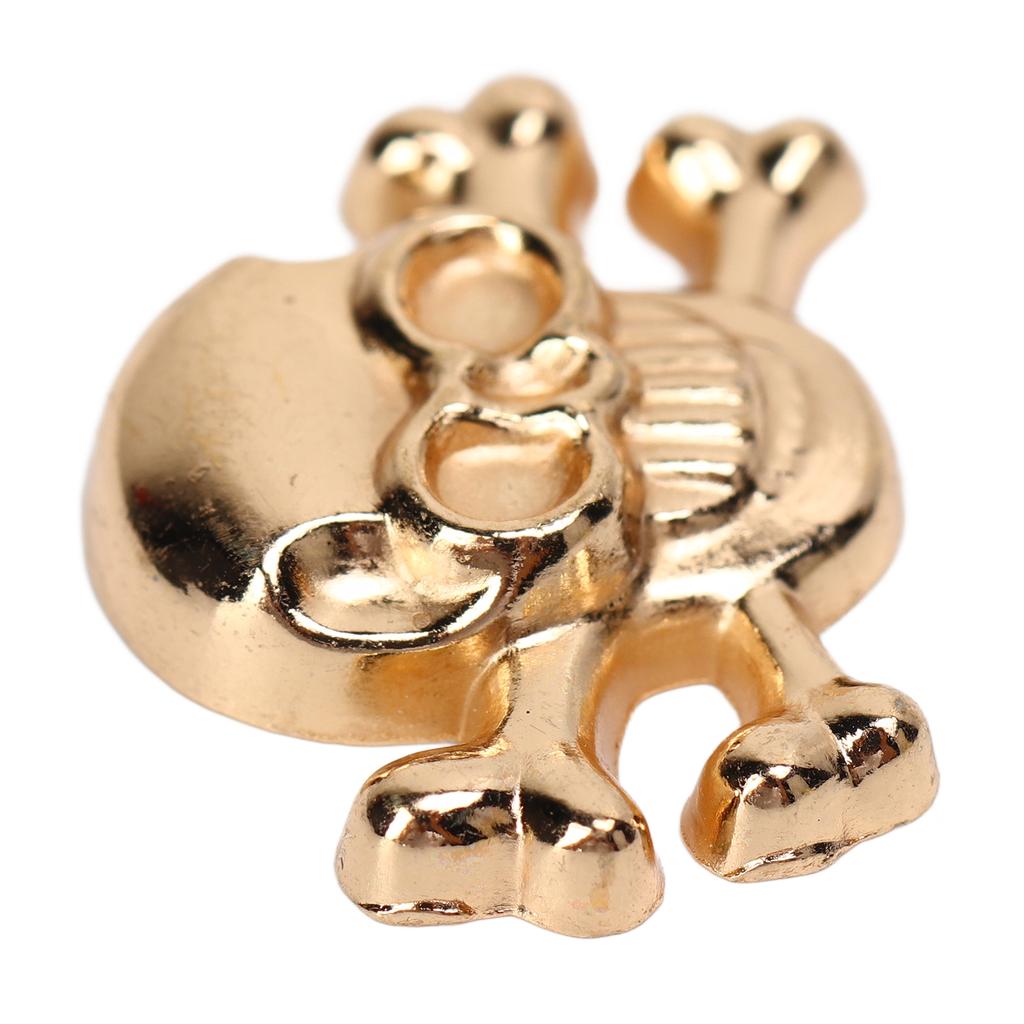50 Sets Skull Rivets Gothic Style Beautiful Fashionable DIY Rivet Accessories for Making Shoes Belts Gold