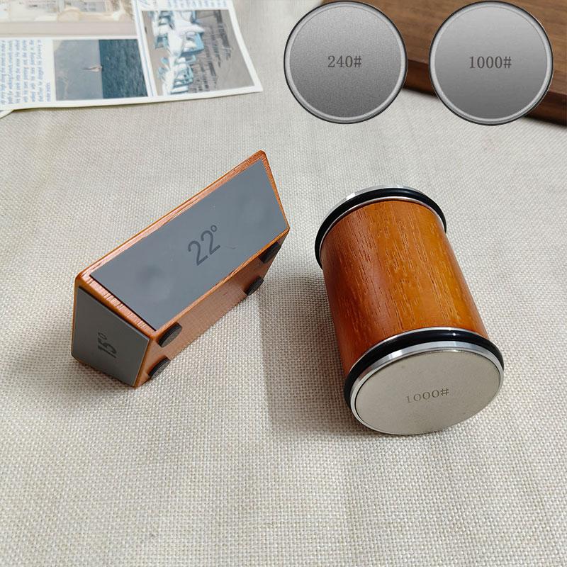 Набор роликовой точилки для ножей для заточки роликовых ножей с прямым лезвием с промышленными алмазами, набор шеф-ножей S зелёный