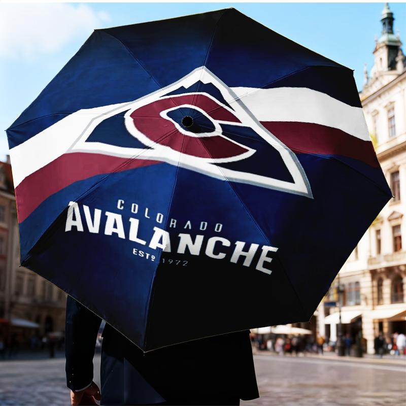 Avalanche Team Spirit Umbrella Folding umbrella, automatic umbrella 8-Frame for Travel, camping Use Gift for Halloween Christmas
