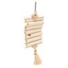 Sola Stick Bird Toys Fun Interactive Beak Grinding Logs Parrot Foraging Toys for Parakeets