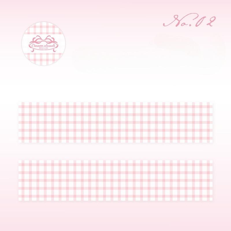 PET Glitter Washi Tape for Kids Girl Sweet Star Dot Plaid Cloud Series DIY Scrapbook Decoration Decal Ins Style Journal Decor