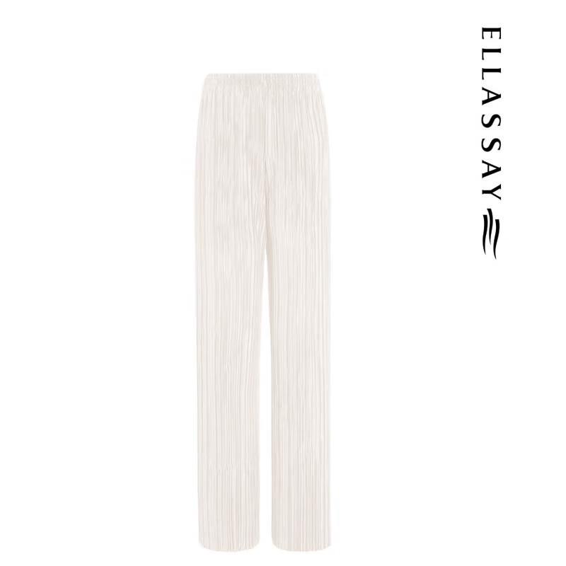 ELLASSAY Women's Versatile Lightweight Straight-Leg Trousers