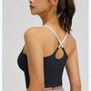 Breathable Sports Bra Shockproof Crop Top Anti-sweat Fitness Top Women Seamless Yoga Bra Sport Vest Gym Workout Top