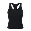 LU Women's American-Style Ribbed Yoga Tank Top with Bra Pads - New Summer Collection