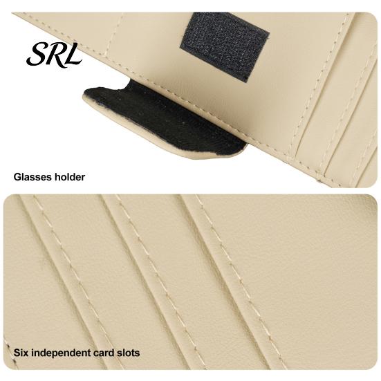 Driving Organizer for Car Sun Visor, Pen Business Card Holder Organizer, Ticket Essentials Storage Pouch, Sunglasses Clip Stowing Tidying Accessories